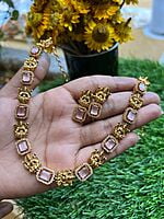 Antique Lakshmi with Stone Neckpiece