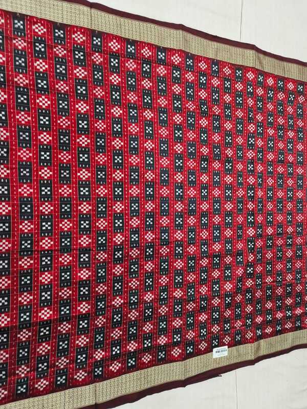 21 KUTHI SAKTA SAREE[-RED-BLACK