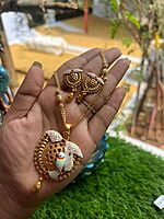 Fancy Parrot Pendant with Chain