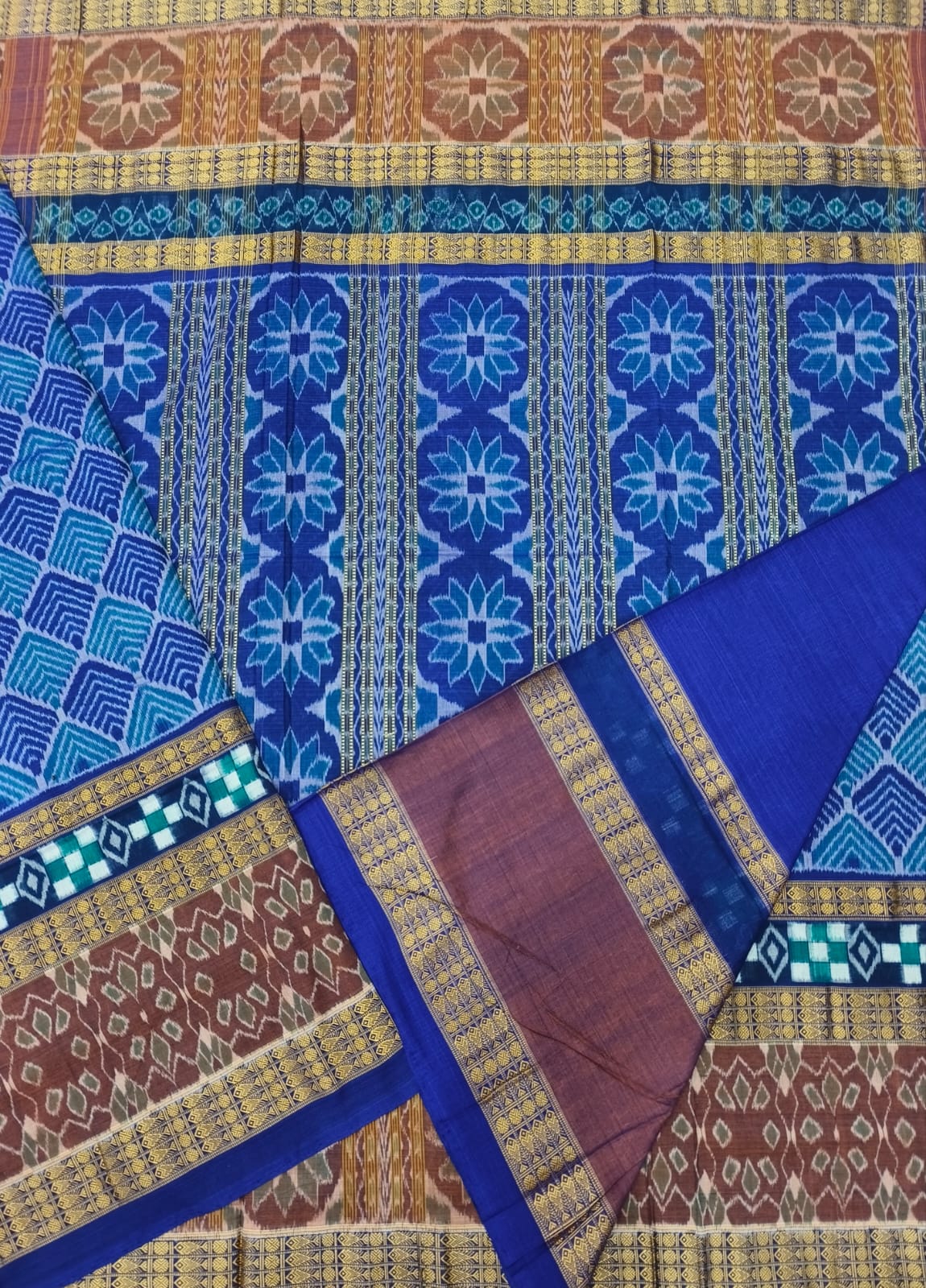 3D BANDHA DOUBLE BORDER SAREE