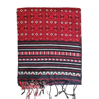 Black Premium Handwoven Khadi Cotton Jamdani Saree