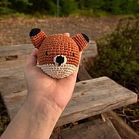 Crochet Fox Stress Ball