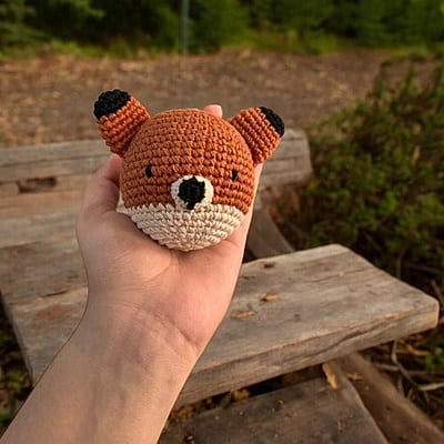 Crochet Fox Stress Ball