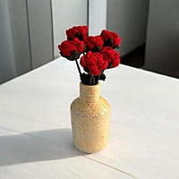Crochet Small Red Rose (Bunch of 6)