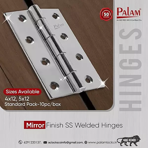 Palam SS Hinges Mirror Finish