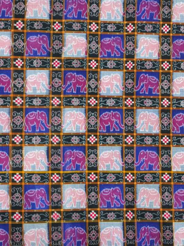 HAATHI SAKTA FABRIC-BLUE