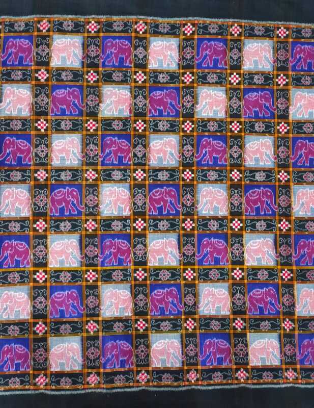 HAATHI SAKTA FABRIC-BLUE