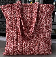 QUILTED COTTON TOTES