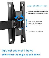 DS-40WM Iron Wall Mount Speaker Upto 45kg load Hanger for Sound Box Audio Speaker(2 PCS)