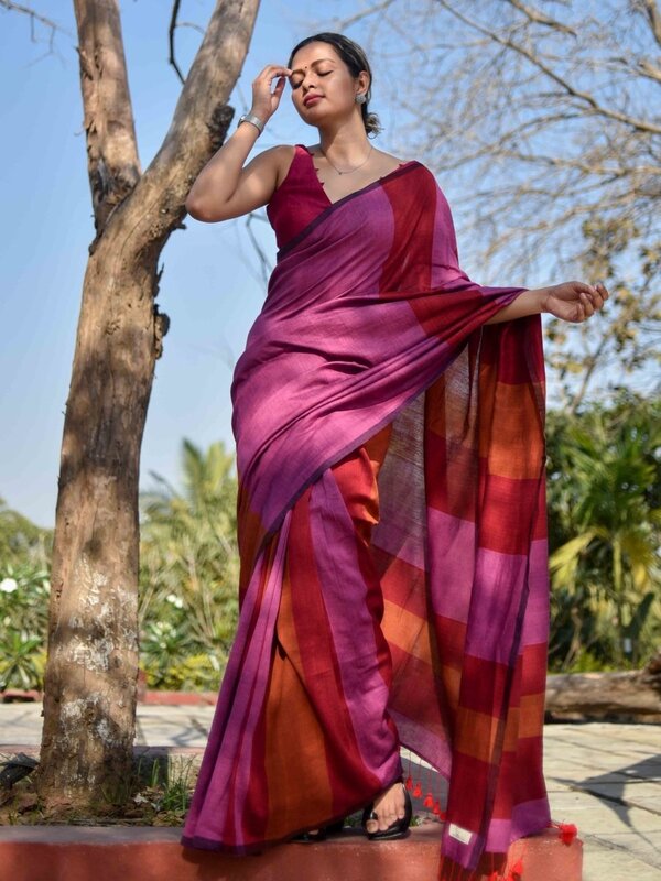 Mahisweta ( Khadi cotton sarees )
