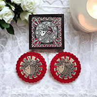 Madhubani Coasters Fish