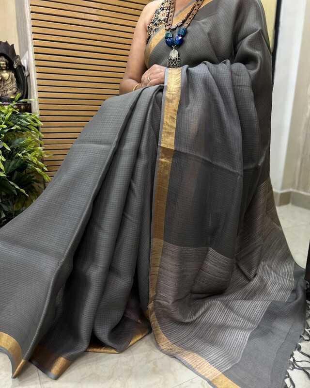 Aarunya - आरुण्य ( Linen cotton sarees )