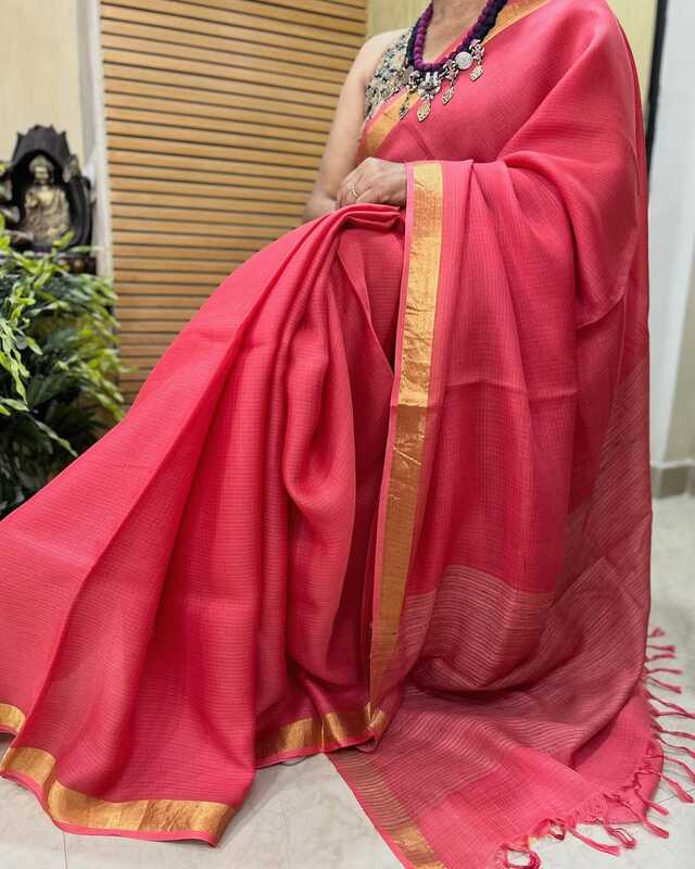Akarsha - आकर्षा ( Linen cotton sarees )