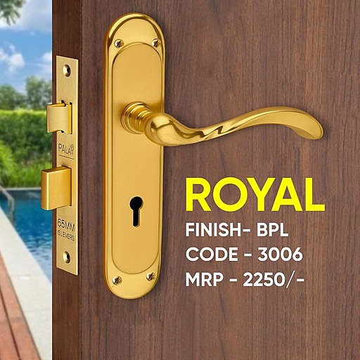 (3006) Palam M/L Set Brass Royal BPL