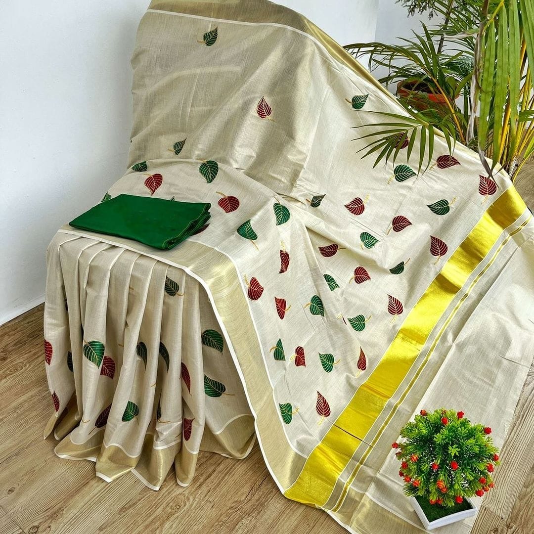 Rachana - രചന ( Pure Tissue cotton sarees - Embroidery )