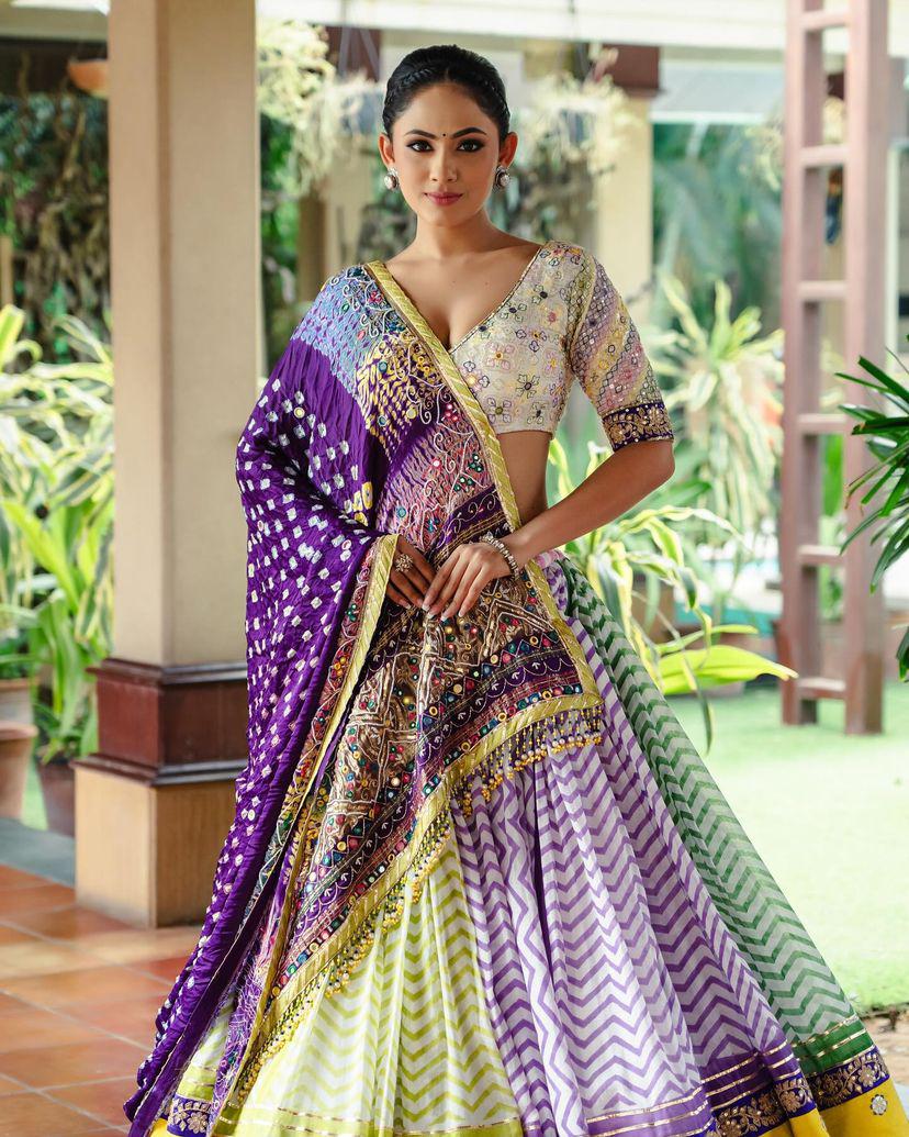 New Lounching Digital Print Muslin Cotton Lehenga Choli D.18