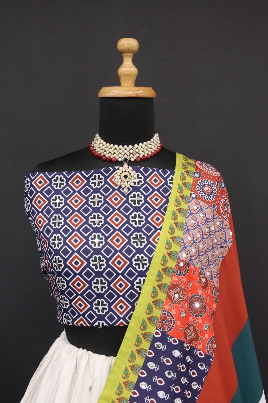 New Lounching Digital Print Muslin Cotton Lehenga Choli D.21