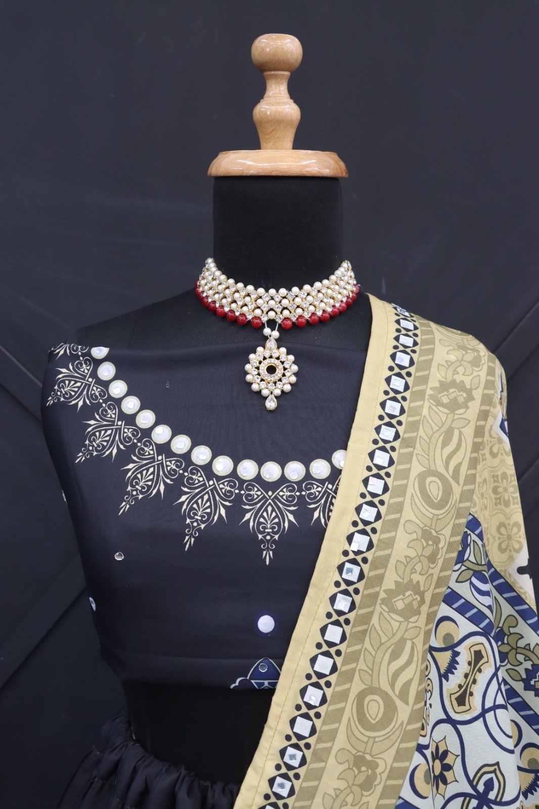 New Lounching Digital Print Muslin Cotton Lehenga Choli D.22