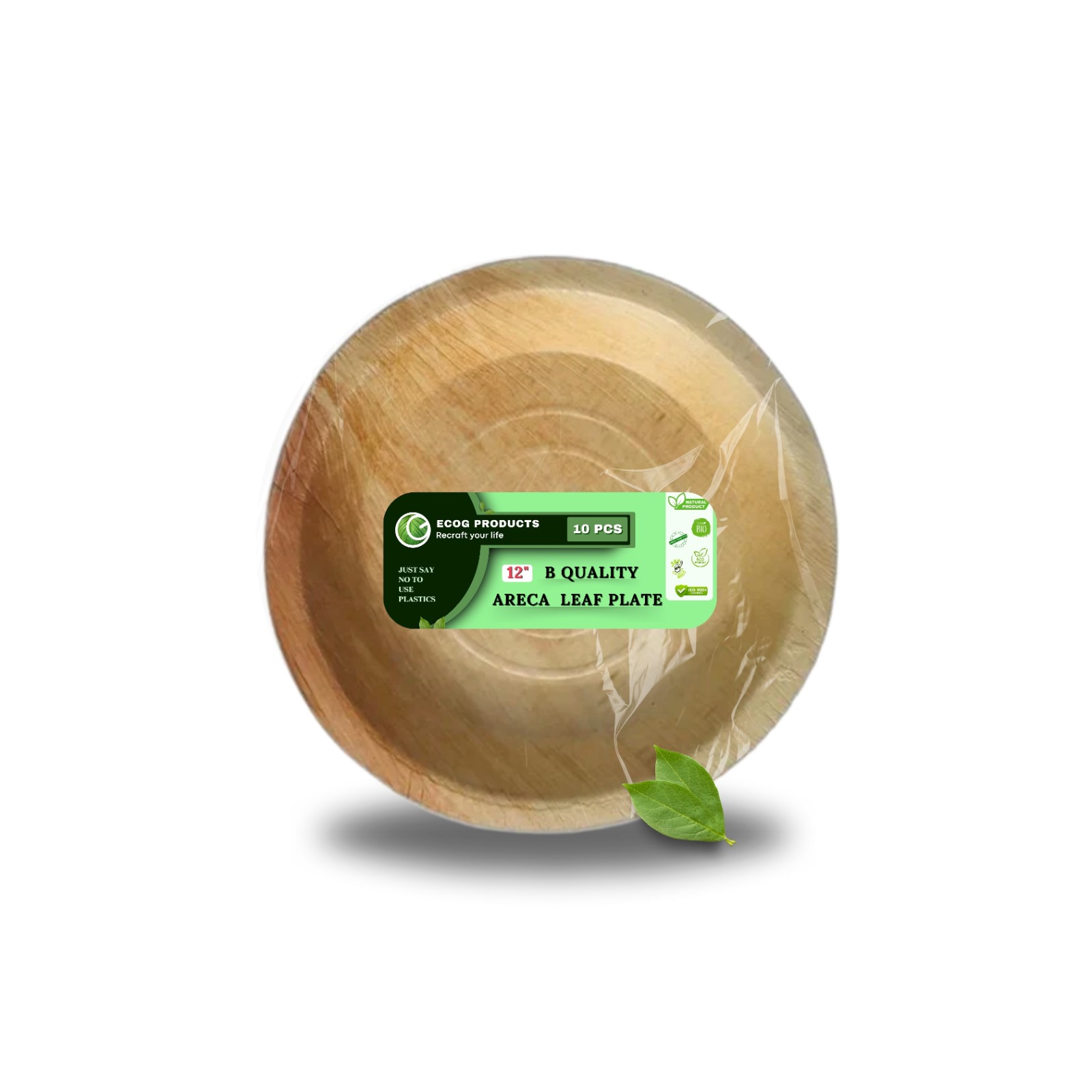 Round Areca Plate 10&12