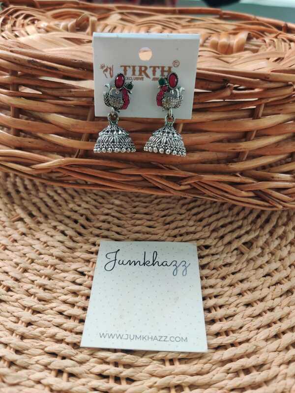 Oxidised Peacock Jumkha (JS57)