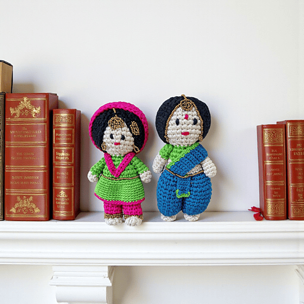 Crochet Maharashtrian Medium Figurine