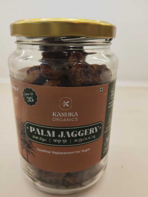 Palm Jaggery / Thati Bellam 350 gms (Cubes)