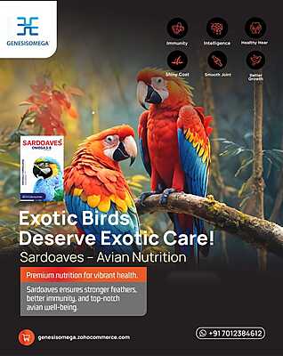 SARDOAVES Omega 36 for Exotic Birds 30ML