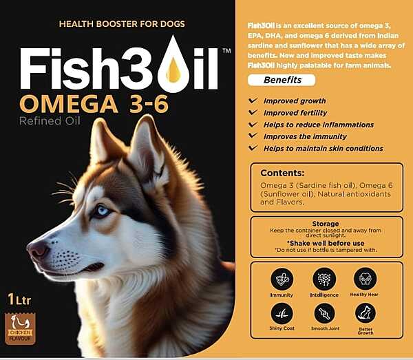 FISH3OIL OMEGA 36 FOR DOGS (CHICKEN FLAVOR)