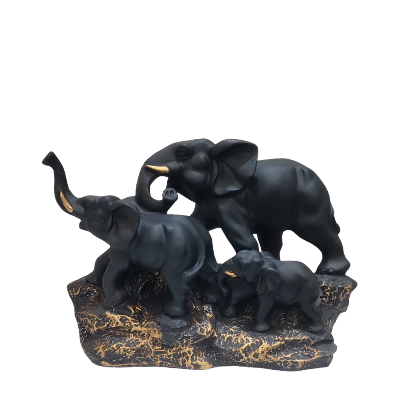 Elephant Family Statue