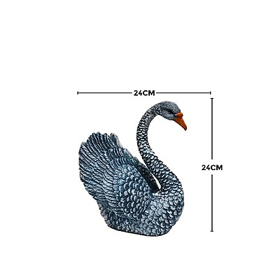 Polyresin Swan  Statue