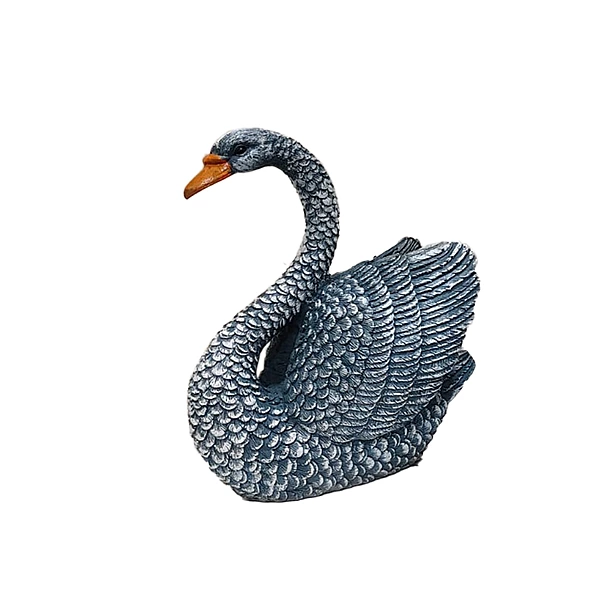 Polyresin Swan Statue