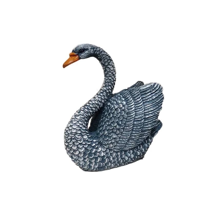 Polyresin Swan Statue