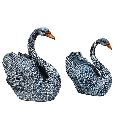 Polyresin Swan  Statue