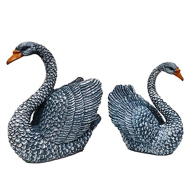 Polyresin Swan  Statue