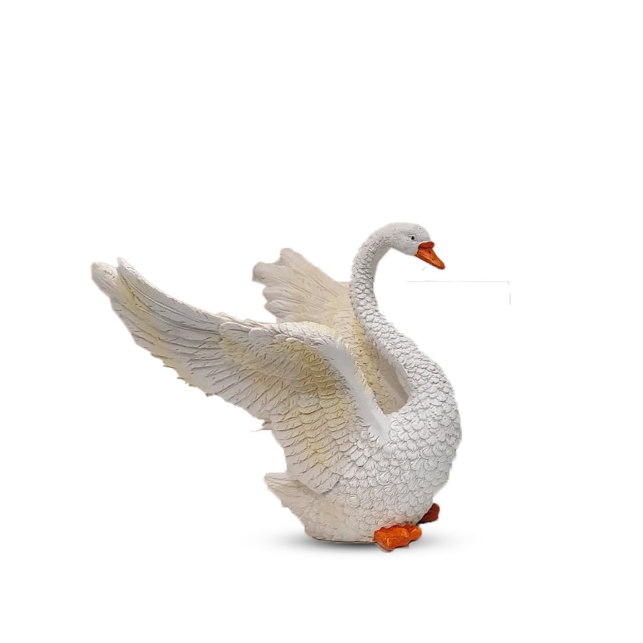 Polyresin Swan Statue Set