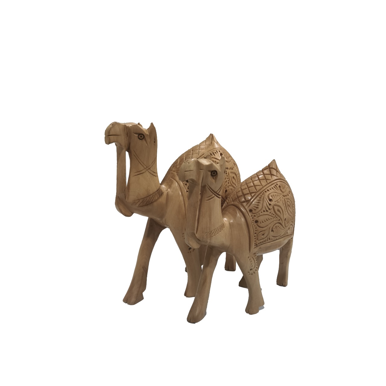 Wooden Camel Statue