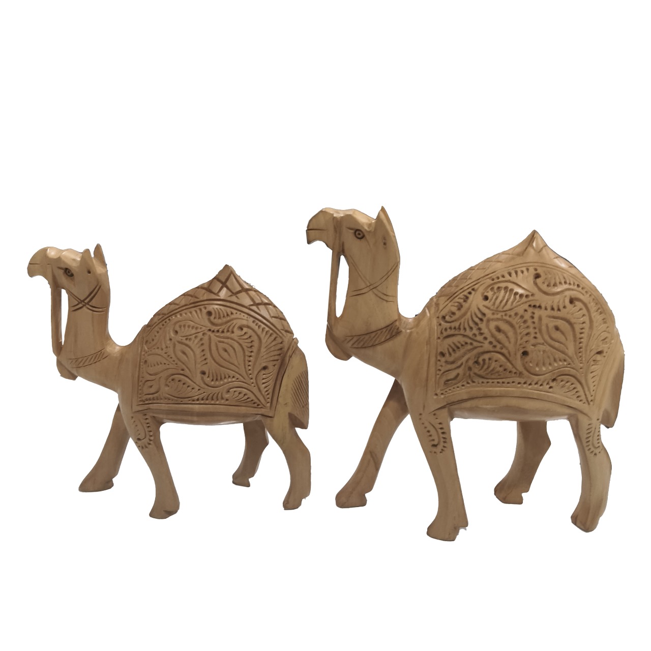 Wooden Camel Statue
