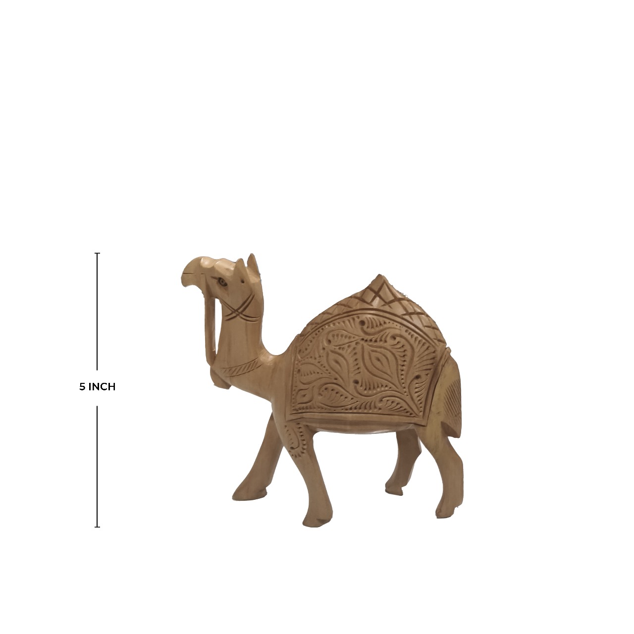 Wooden Camel Statue