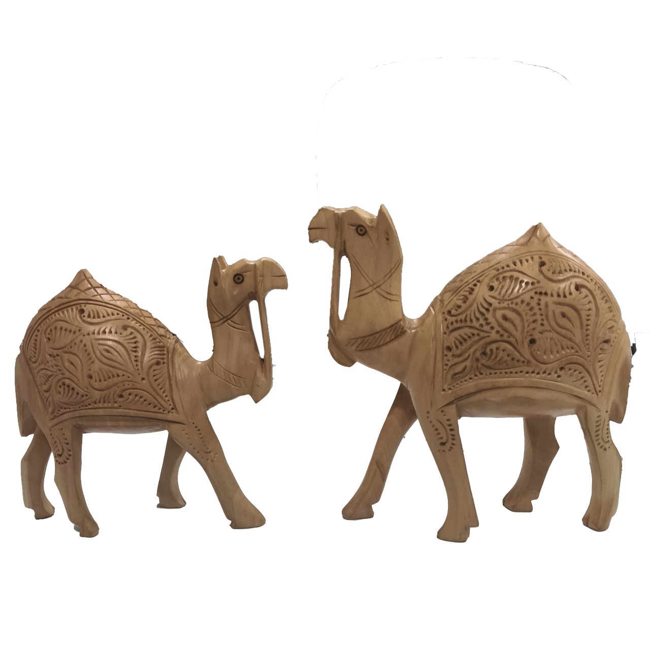 Wooden Camel Statue