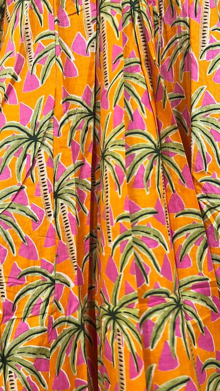 Zeenat's Everyday Flare Top + Pant Set - Orange Trees