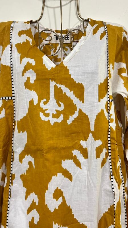 Hema's Kali Pintucks Top + Pant - Mustard