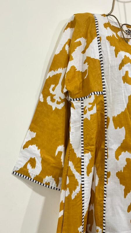 Hema's Kali Pintucks Top + Pant - Mustard