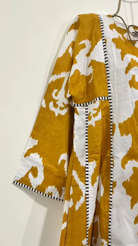 Hema's Kali Pintucks Top + Pant - Mustard