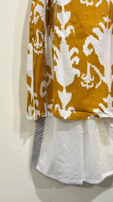 Hema's Kali Pintucks Top + Pant - Mustard