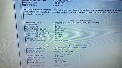 Dell Inspiron 5558 | Core i5 (5th Gen) | 8GB RAM | 256GB SSD | 2GB Graphics | 15.6" HD Display | Win 10(Refurbished)