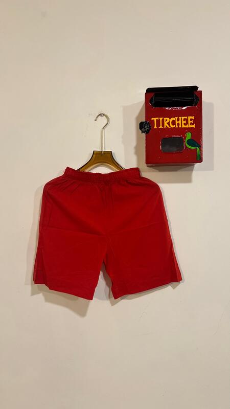 Helen's Oerlap Back + Shorts Set - Red & Birds