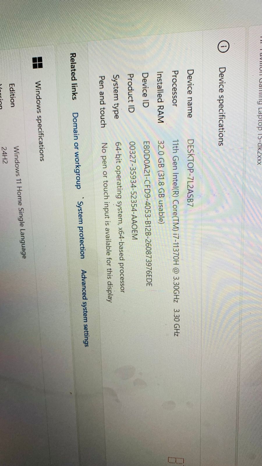 Hp pavilion gaming(Refurbished)