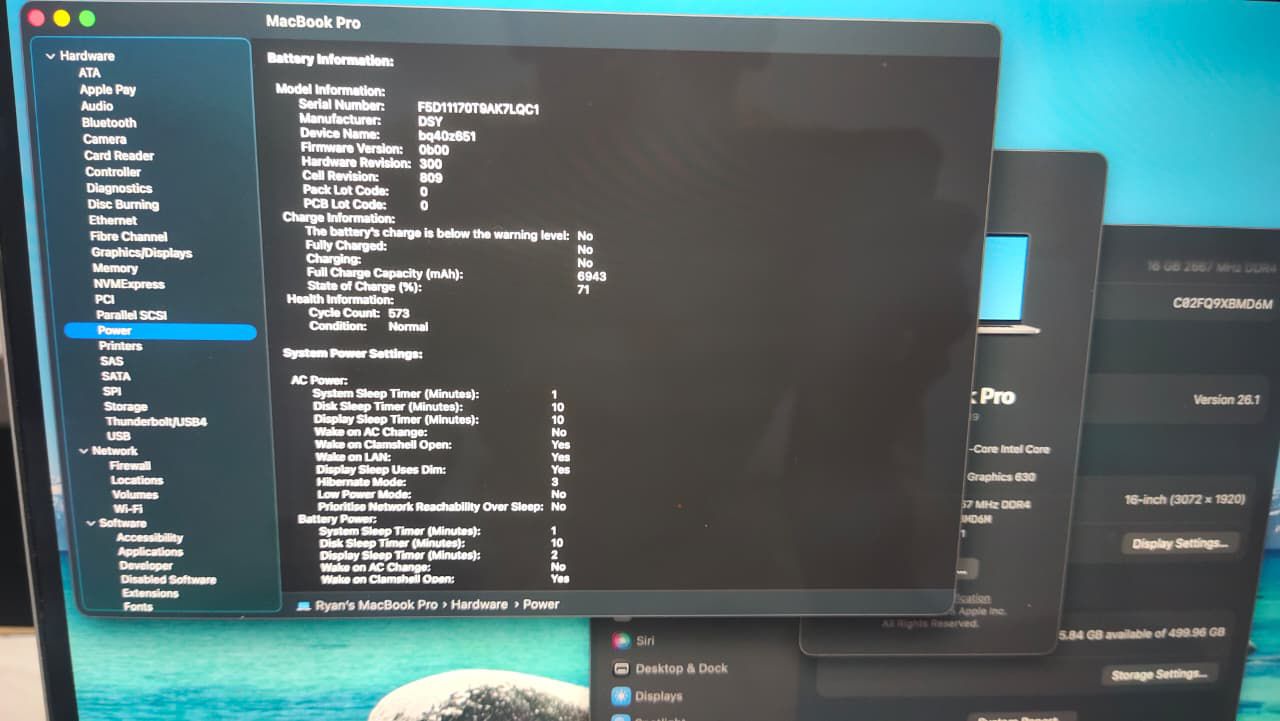 Mac book pro a2141 -2019(Refurbished)