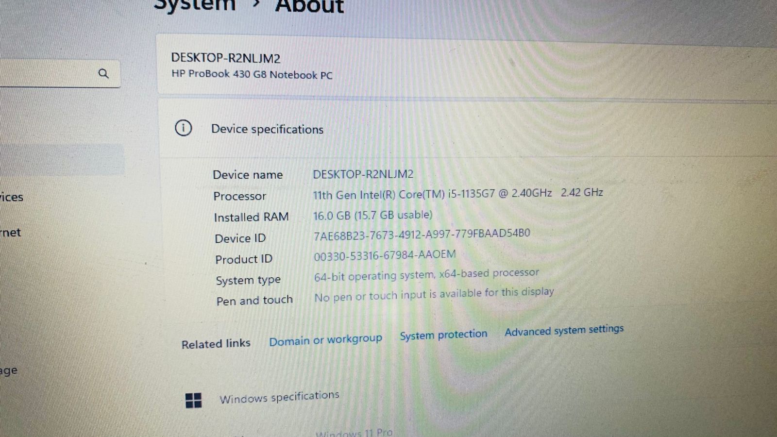 Hp probook 430 G8(Refurbished)