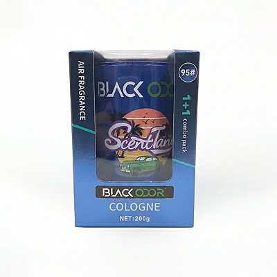 Black Odor Scent Tank Air Freshener. Cologne